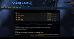 Desktop Screenshot of analogdawn.com