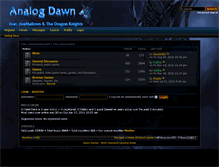 Tablet Screenshot of analogdawn.com